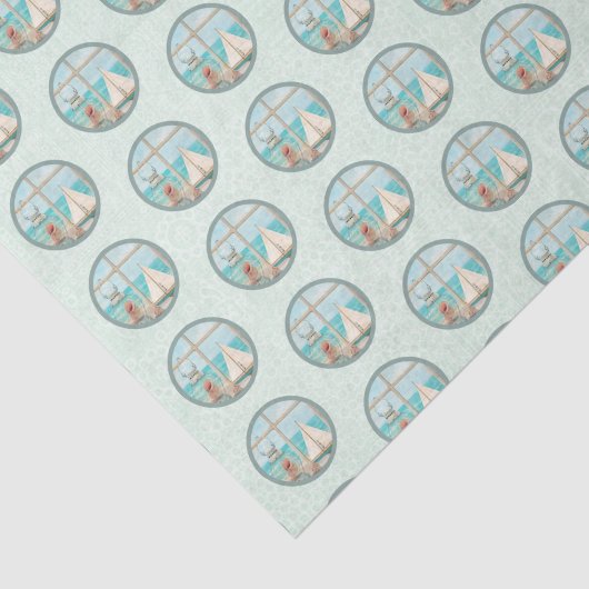 Nauwe Beach Design Series 5 Tissuepapier (Detail)