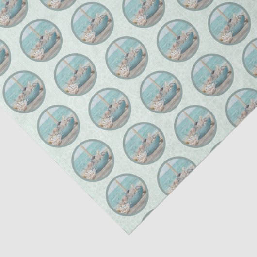 Nauwe Beach Design Series 6 Tissuepapier (Detail)