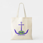 Nauwe bevestiging om het even welke twee brief ova tote bag (Achterkant)