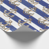 Nauwe bevestiging op Waterverf strepen Cadeaupapier (Hoek)