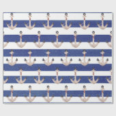 Nauwe bevestiging op Waterverf strepen Cadeaupapier (Vlak)