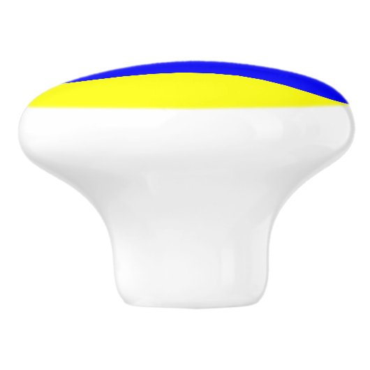 Nauwe-gebarentcode Vlag D-delta Keramische Knop (Zijkant)