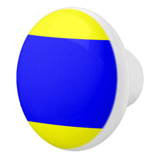 Nauwe-gebarentcode Vlag D-delta Keramische Knop