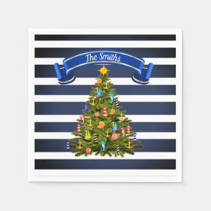 Nauwe kerstboom servet