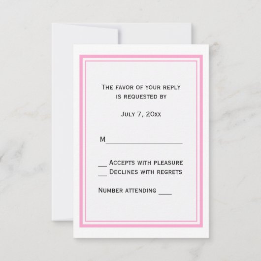 Nauwe roze anker omhuld 2V RSVP (Achterkant)