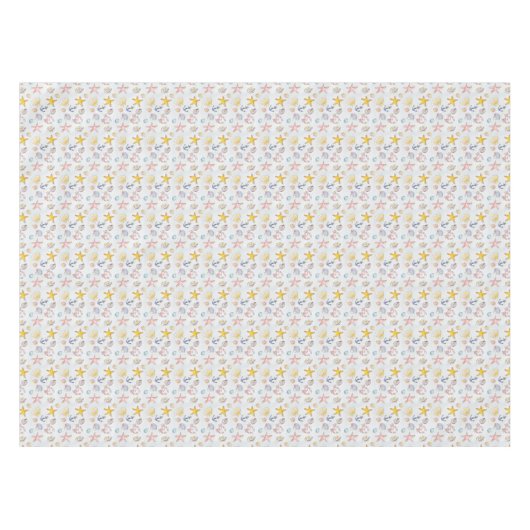 Nauwe strand Ocean Zee Starfish Boat Anchor Tafelkleed (Voorkant (Horizontaal))