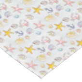 Nauwe strand Ocean Zee Starfish Boat Anchor Tafelkleed (Gekanteld)