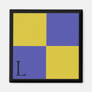 Nauwe vlag Magnetalfabet Letter L Magneet