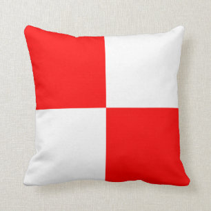 Nauwe vlag Signal Letter U Uniform Kussen