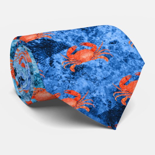 Nauwe Waves Design 2 Stropdas (Opgerold)