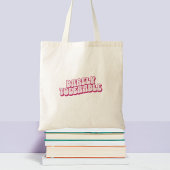 "Nauwelijks draaglijk" roze Jane Austen geïnspiree Tote Bag