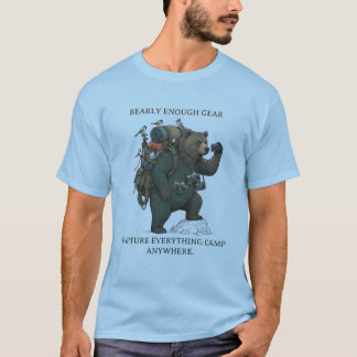 Nauwelijks genoeg uitrusting - Avontuur in de natu T-shirt