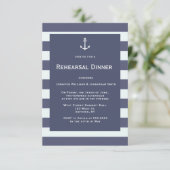 Nauwelijks modern-nautische uitnodigingen voor een (Staand voorkant)