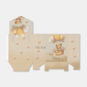 Nauwelijks wachten baby shower bedankdoosjes (Uitgevouwen)