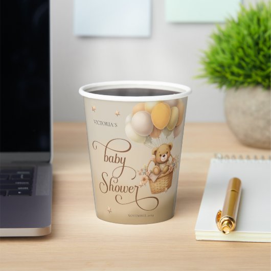 Nauwelijks wachten baby shower papieren bekers (Insitu)