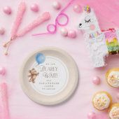 Nauwelijks wachten Elegant Gepersonaliseerd Beer B Papieren Bordje (Feest)