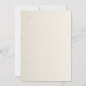 Nauwelijks wachten glanzend ballon Baby shower Kaart (Achterkant)