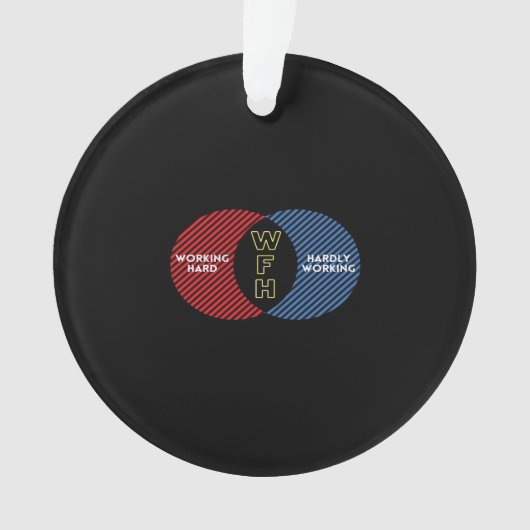 Nauwelijks werken - WFH Ornament (voorkant)