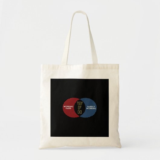 Nauwelijks werken - WFH Tote Bag (Voorkant)