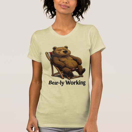 NAUWELIJKS WERKEND T-SHIRT (Voorkant)