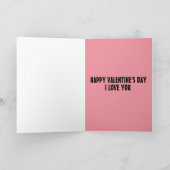 NAUWHTS VALENTIJNSDAG HUSBAND HEM GROTE KAARTEN (Binnen)