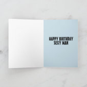 NAUWHTS 'vieze' BIRTHDAAG VOOR DE KAARTEN VAN HEM. (Binnen)