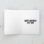 NAUWHTY BIRTHDAY VOOR BAND HEM KAARTEN (Binnen)