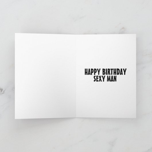 NAUWHTY BIRTHDAY VOOR BAND HEM KAARTEN (Binnen)