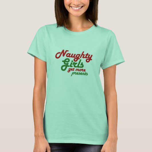 NAUWHTY GIRLS KRIJGEN MEER CADEAUS -.png T-shirt (Voorkant)