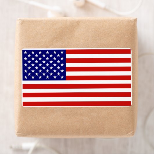 Nauwkeurig Amerikaans vlaglabel Etiket (Insitu)