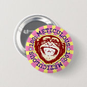 Nauwkeurige 100% Funny Monkey Badge Ronde Button 5,7 Cm (Voorkant /achterkant)