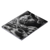 Nauwkeurige Handen Zwart Wit Watchmaker Notitieboe Notitieboek (Linkerzijde)