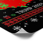 Nauwkeurige kaart van de verkiezingsuitslag 2024 U Poster (Hoek)