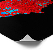 Nauwkeurige kaart van de verkiezingsuitslag van 20 poster (Hoek)