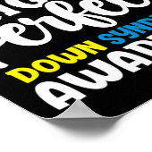 Nauwkeurige, perfecte downstreamsyndroombewustword poster (Hoek)
