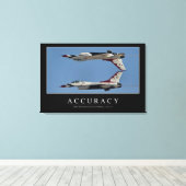 Nauwkeurigheid: Inspirerend prijsopgave Canvas Afdruk (Insitu (Houten vloer))