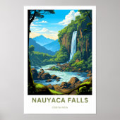 Nauyaca Herfsten Costa Rica Reisprint Poster (Voorkant)