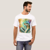 Nauyaca Snake 050824AREF122 - Watercolor T-shirt (Voorkant volledig)