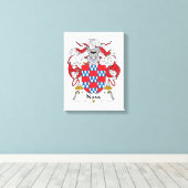 Nava Family Crest Canvas Afdruk (Insitu (Houten vloer))
