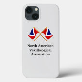 NAVA iPhone Crossed Flags Protective Cover (Achterkant)