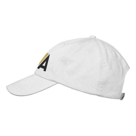 NAVA Wit geborduurd Pet (Links)