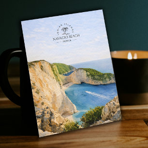 Navagio Beach, Ionische Eilanden Griekenland   Aqu Briefkaart