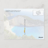 Navagio Beach, Zakynthos, Griekenland Briefkaart (Achterkant)