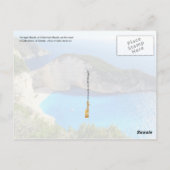 Navagio Beach, Zakynthos, Griekenland Briefkaart (Achterkant)