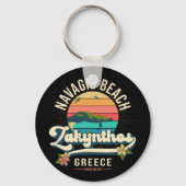 Navagio Beach, Zakynthos, Griekenland Sleutelhanger (Voorkant)