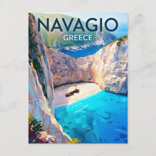 Navagio-strand Griekenland Briefkaart