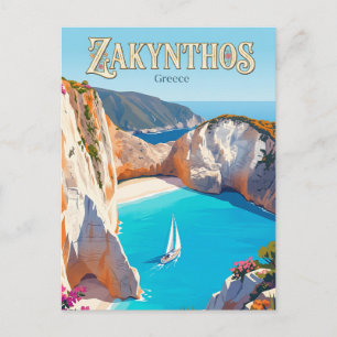 Navagio-strand Griekenland Briefkaart