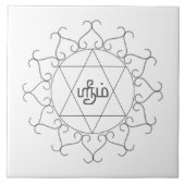 Navagraha-Kolam_Vrijdag Tegeltje (Voorkant)