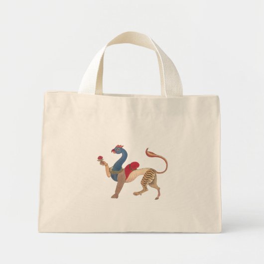 Navagunjara, een universele vorm van Krishna Mini Tote Bag (Voorkant)