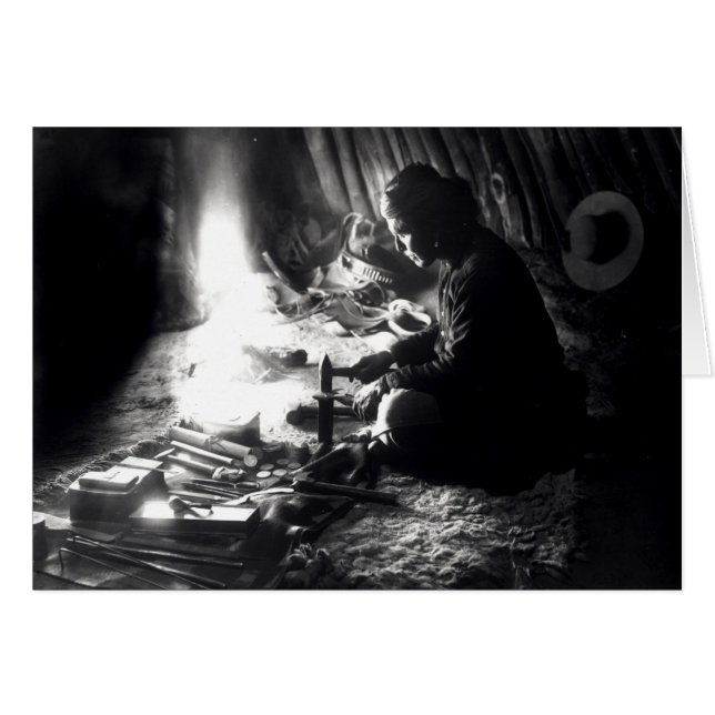 Navaho silversmith, c.1915 (Voorkant Horizontaal)